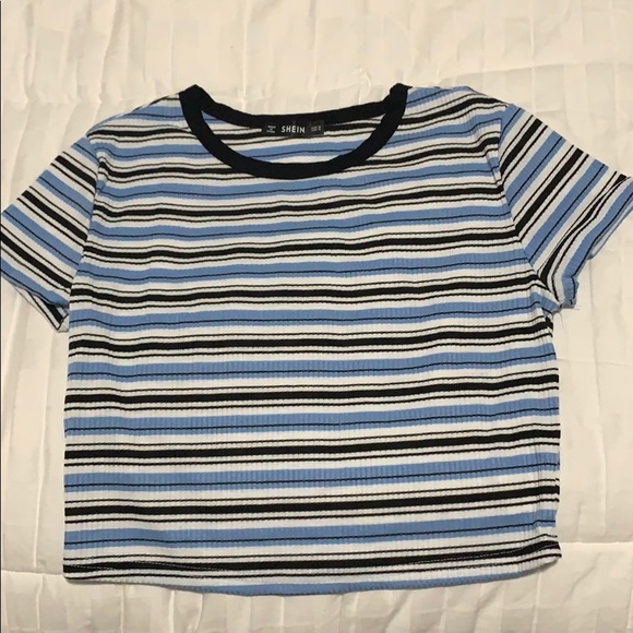 Cropped striped shirt - Picture 1 of 2
